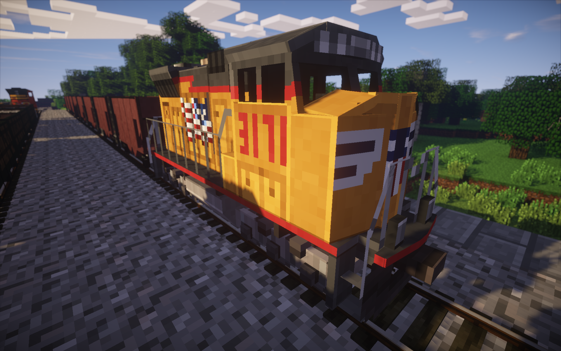 Скачать мод traincraft